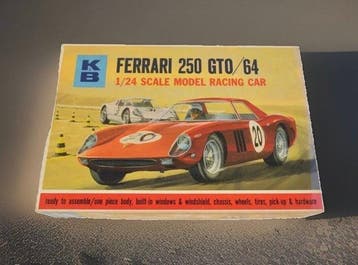 K&B 1:24 - Model raceauto - Ferrari 250 GTO/64 1/24 scale, Hobby en Vrije tijd, Nieuw