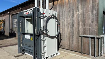 2017 Balenpers Afvalpers Kartonpers HSM 1160 V-Press, Ophalen of Verzenden, Zo goed als nieuw