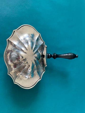 Asbak - .800 zilver - antieke sigaren-asbak, Antiek en Kunst, Antiek | Goud en Zilver