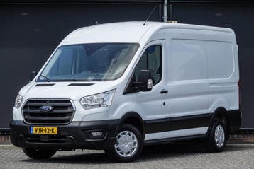 Ford Transit L2H2 2.0Tdci 130Pk | Trend | Stoel-Bank | Trekh, Stof, Gebruikt, Euro 6, Wit