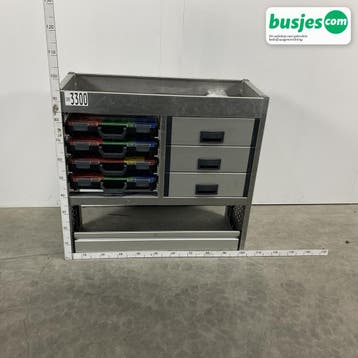Aluca bedrijfswageninrichting 1010x420x950mm (3300), Ophalen of Verzenden