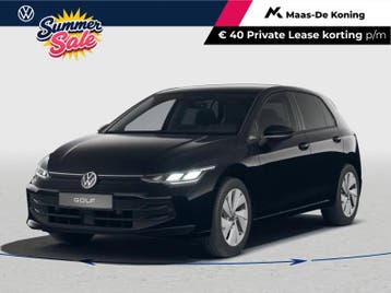 Volkswagen Golf | Zakelijke Lease v.a. €601.04 pm, Automaat, Stof, Euro 6, Zwart