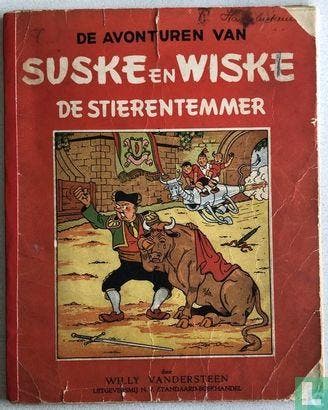 Suske en Wiske - De stierentemmer - 1950, Boeken, Eén stripboek, Verzenden, Gelezen, Vandersteen, Willy.