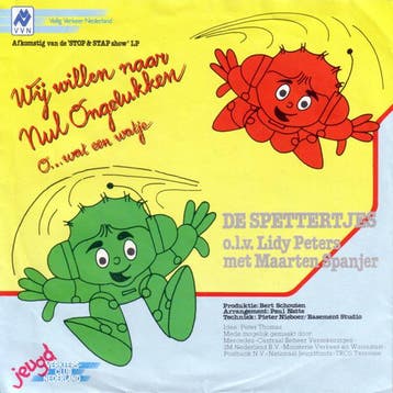 vinyl single 7 inch - De Spettertjes - .l.v. Lidy Peters..., Verzenden, Zo goed als nieuw, 7 inch, Pop