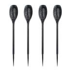 Ledisons Solar LED-priklamp Flame zwart set 4 stuks, Tuin en Terras, Buitenverlichting, Ophalen of Verzenden, Nieuw
