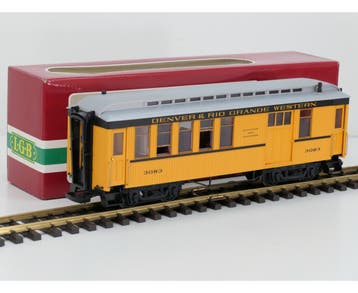 LGB 3083 Baggage & Express car Denver & Rio Grande Western, Gebruikt, Overige typen, Ophalen of Verzenden, LGB