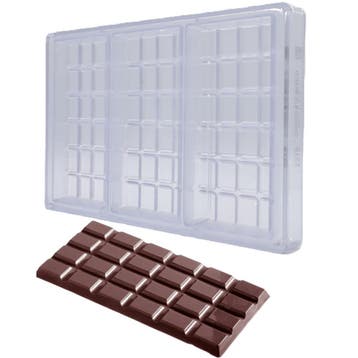 Chocolademal Chocolate World Tablet (3x) 155x77x19mm Dubai, Verzenden, Nieuw