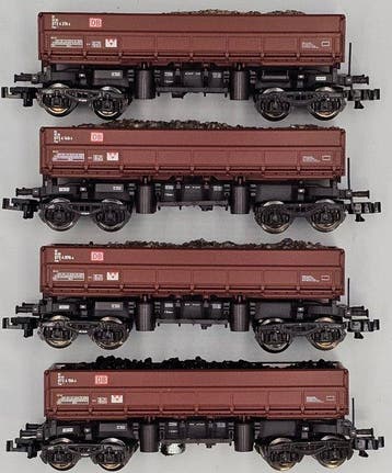 Minitrix N - 15208K - Modeltrein goederenwagon (4) - Vier, Nieuw