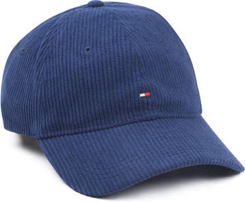 Tommy Hilfiger Pet Corduroy Navy maat one size Heren, Kleding | Heren, Hoeden en Petten, Verzenden, Nieuw, Tommy Hilfiger