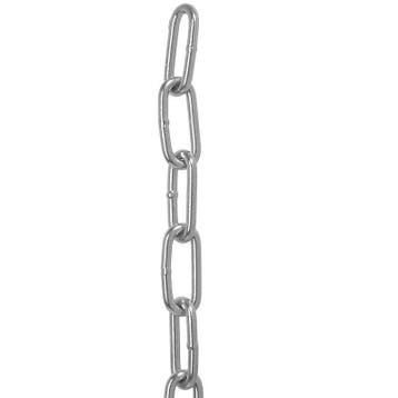 Metalen schakelketting - 3mm - DIN 5685C - Per meter, Ophalen of Verzenden, Nieuw