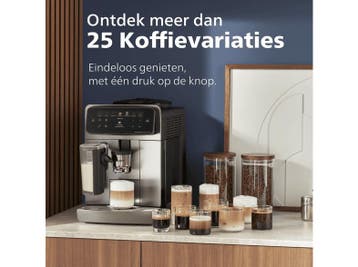 Philips -  Volautomatische Espressomachine Grijs, Verzenden, Nieuw, Espresso apparaat, Afneembaar waterreservoir