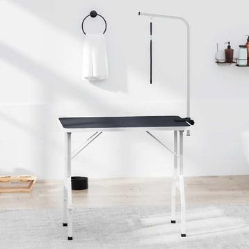 vidaXL Trimtafel voor huisdieren met 1 aanlijnoptie, Verzenden, Nieuw