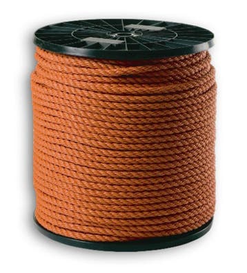 OUTLET Muller polypropeen touw 4mm - oranje (Per 100 meter), Ophalen of Verzenden, Nieuw