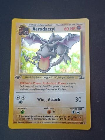 Pokémon - 1 Card - Aerodactyl first edition Prerelease First, Nieuw