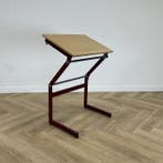 verstelbare en kantelbare schooltafel / tekentafel, beuken -, Huis en Inrichting, Ophalen of Verzenden, Gebruikt