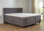 ACTIE! Elektrische boxspring Verona 140 200 Antraciet, Verzenden, Nieuw, 140 cm, Twijfelaar
