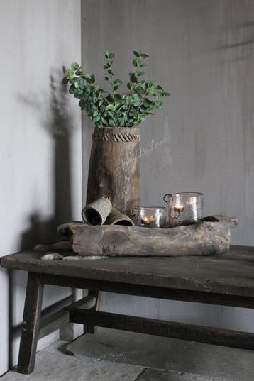 Namaak Eucalyptus tak donkergroen 75 cm, Ophalen of Verzenden, Nieuw