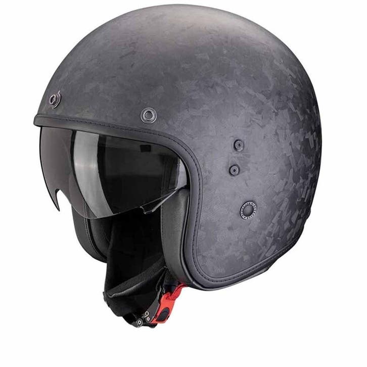 Scorpion Belfast Carbon Evo Onyx Mat Zwart Jethelm, Motoren, Kleding | Motorhelmen, Heren, Nieuw met kaartje, Overige merken, Jethelm