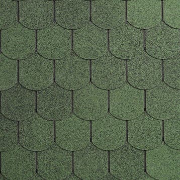 IKO shingle Superglass Biber Amazon Green (03) - 2,00 m2, Ophalen of Verzenden, Nieuw