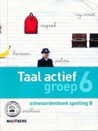 Taal Actief versie 4 Antwoordenboek Spelling 6B, Verzenden, Nieuw