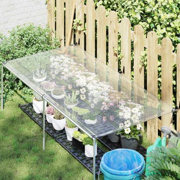 vidaXL Plantenhoes Transparant 2 x 1,5 m PE, Verzenden