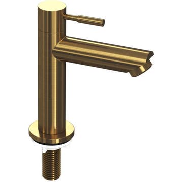 INK - Fonteinkraan Koudwater Staand Laag Model - Br. Goud, Doe-het-zelf en Verbouw, Ophalen of Verzenden, Nieuw