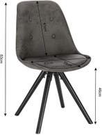 24goodz Set van 4 Eetkamerstoelen - Duurzaam en Ergonomisch, Huis en Inrichting, Stoelen, Verzenden, Nieuw