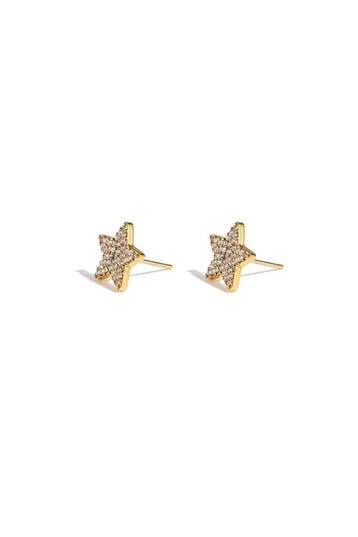 Goudlief Roestvrijstalen oorknopjes met sterretje, eenvou..., Sieraden, Tassen en Uiterlijk, Oorbellen, Verzenden, Nieuw, Zilver