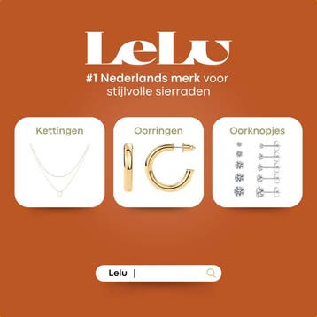 Lelu Oorringen - Goudenkleurig - Oorbellen Dames - Ronde, Ophalen of Verzenden, Nieuw
