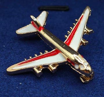 goud - Broche - Boeing-vliegtuig