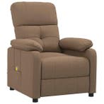 Elektrische massagestoel bruin | Tweedekansje | OP=OP, Huis en Inrichting, Fauteuils, 75 tot 100 cm, Ophalen of Verzenden, Zo goed als nieuw