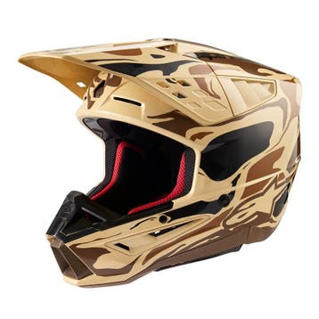 Alpinestars S-M5 Mineral Helm Ece 22.06 Donkerbruin, XXL, Nieuw met kaartje, Overige merken, Heren