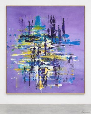 Bri Debernardi - RESONANCE 100.6 - 130x120 ABSTRACT