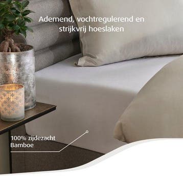 2dekans | Home by TEMPUR - Topper Hoeslaken - 90 x 200 x 9, Ophalen of Verzenden, Zo goed als nieuw, Wit