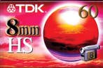 TDK Video8 8mm Camcorder Cassette / Tape 60 Min HS60 (P5-60H, Verzenden, Nieuw