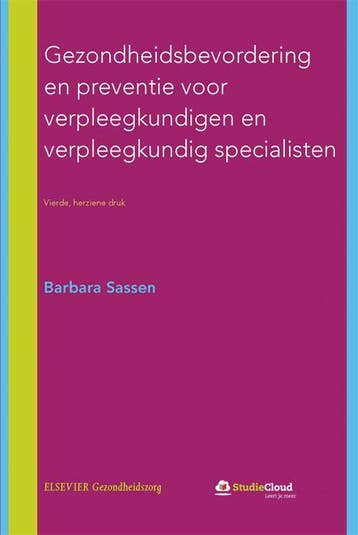 Gezondheidsbevordering en preventie voor verpleegkundigen en, Verzenden, Gelezen, Barbara Sassen
