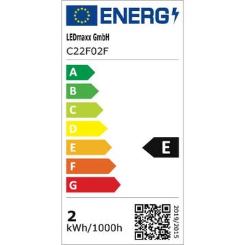 LEDmaxx LED Tip Kaarslamp E14 2W 249lm 2200K Mat Niet-Dim..., Ophalen of Verzenden, Nieuw