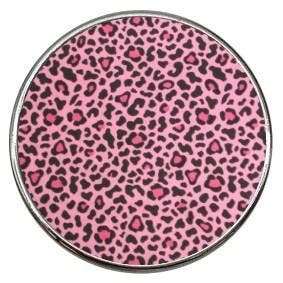 Fako Bijoux - Click Button - Glas - Panter Roze, Verzenden, Nieuw