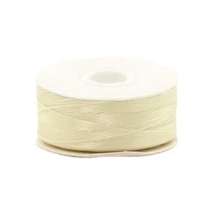 Beadalon Nymo wire 0.3mm Cream White 1 rol van 59 meter, Ophalen of Verzenden, Nieuw, Kraal
