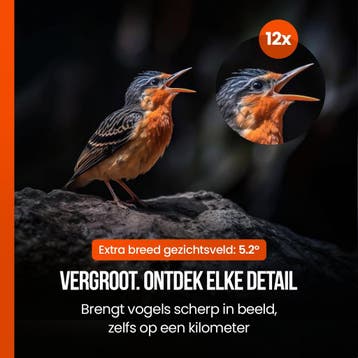 BeerGear Verrekijker voor Volwassene 12x50 ED Dakkant -, Ophalen of Verzenden, Zo goed als nieuw