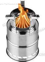 Lichtgewicht RVS Houtkachel | Outdoor Camping en BBQ Fornuis, Verzenden, Nieuw