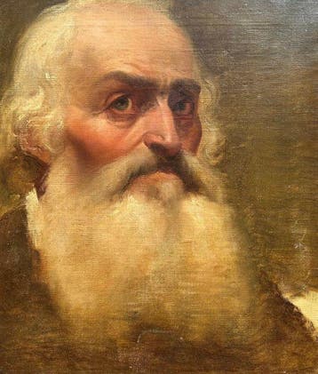 Salomon Koninck (1609–1656), Seguace di - Uomo con Barba, Antiek en Kunst