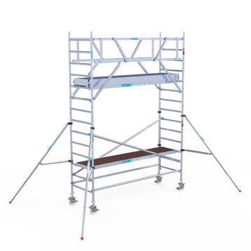 Rolsteiger Original 90x305 5,2m werkhoogte vrijstaand, Verzenden, Nieuw, Rolsteiger of Kamersteiger, 5 meter of hoger