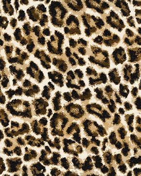 Jacquard Panter Bruin, Nieuw, Bruin