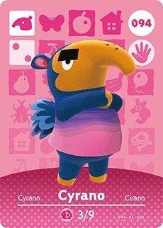 Amiibo Cyrano #094 - Series 1, Spelcomputers en Games, Spelcomputers | Nintendo Consoles | Accessoires, Zo goed als nieuw, Verzenden