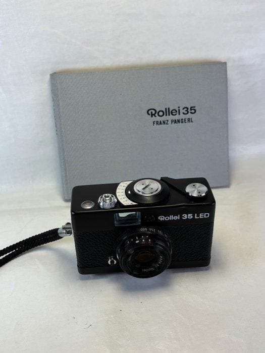 ≥ Rollei 35 LED Black + Rollei 35 boek Analoge compactcamera
