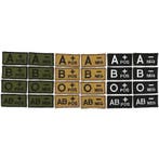 Airsoft Bloedgroep Patch Met Klittenband voor Vest, Jas enz., Verzamelen, Ophalen of Verzenden