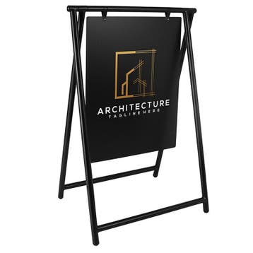 Stoepbord Swing Sign A-Frame Black, Nieuw in verpakking