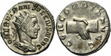 250-251 Roemisches Kaiserreich Herennius Etruscus Antonin..., Verzenden