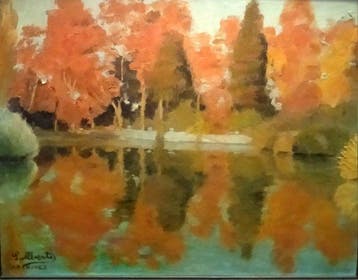 Sixto Alberti (1894-1986) - Reflejos en el Tajo (Aranjuez),